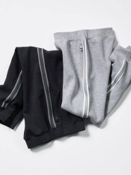 Детские спортивные штаны UNIQLO джоггеры с технологией DRY 1159835286 (Серый 9-10)