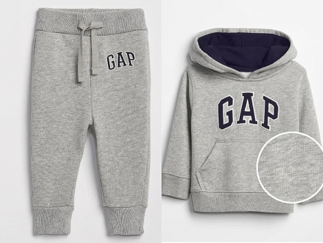 Спортивный костюм GAP на флисе 1159759301 (Серый, 99-106)