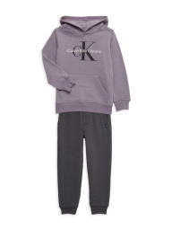 Детский костюм Calvin Klein худи и джоггеры 1159800294 (Сиреневый/Серый, 5)