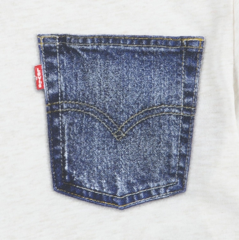 Набор из 2 детских футболок Levi's 1159801266 (Белый/Красный, L)