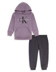 Детский костюм Calvin Klein худи и джоггеры 1159800294 (Сиреневый/Серый, 5)