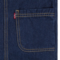 Дитячий джинсовий комбінезон Levi's 1159814846  (Білий/синій 128-140)