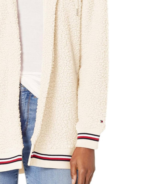 Женская меховая куртка Tommy Hilfiger шерпа 1159838619 (Белый XXL)