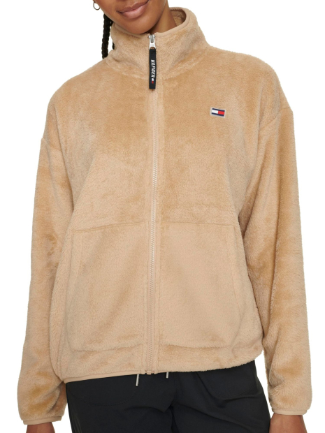 Меховая куртка Tommy Hilfiger толстовка 1159841962 (Бежевый M)