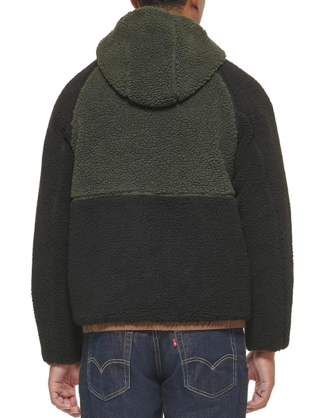 М'яка куртка Levi's із шерпи 1159843847 (Зелений S)
