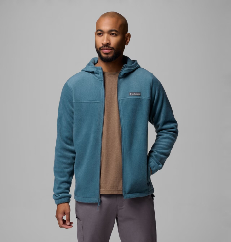 Мужская флисовая куртка Columbia с капюшоном 1159848403 1159848412 (Бирюзовый L)