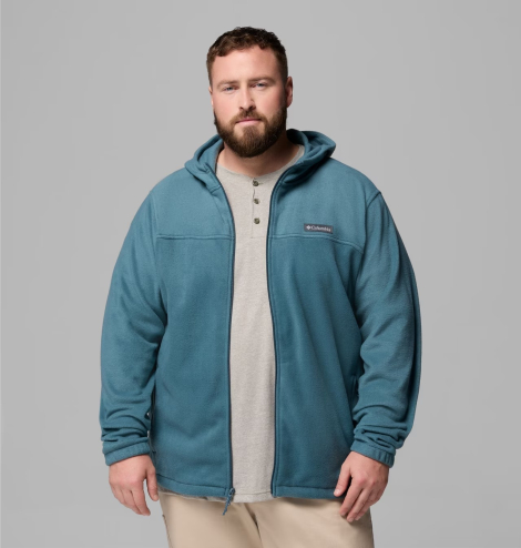 Мужская флисовая куртка Columbia с капюшоном 1159848403 1159848412 (Бирюзовый L)