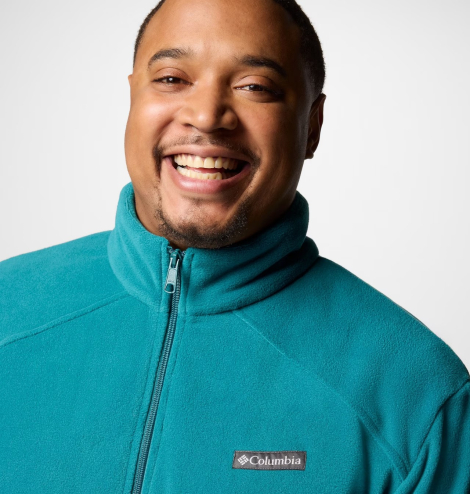 Мужская флисовая куртка Columbia 1159848420 (Бирюзовый 3X)