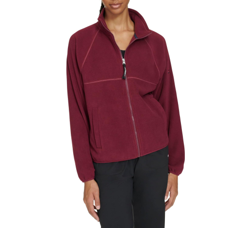 Флісова куртка Tommy Hilfiger жіноча толстовка 1159850165 (Бордовий XL)