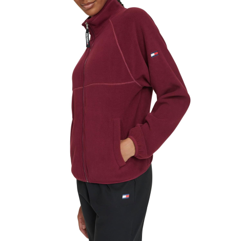 Флісова куртка Tommy Hilfiger жіноча толстовка 1159850165 (Бордовий XL)