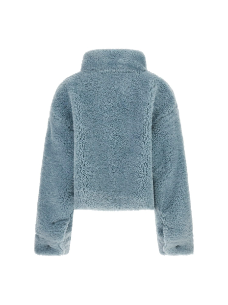 Женская меховая куртка Guess на пуговицах 1159850193 (Голубой L)