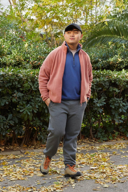 Флисовая куртка на молнии UNIQLO 1159850484 (Розовый L)