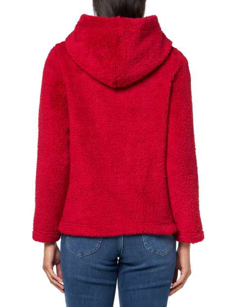 Куртка з шерпи Tommy Hilfiger з капюшоном 1159851738 (Червоний XL)