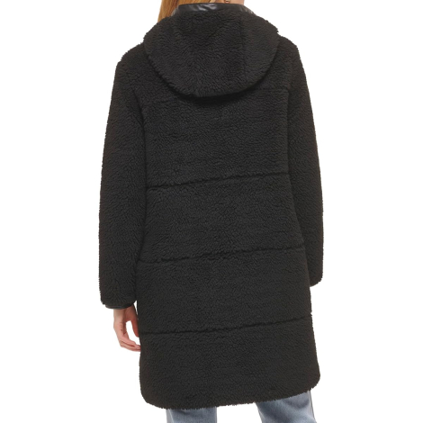 Женская удлиненная парка Levi's из шерпы 1159853976 (Черный XL)