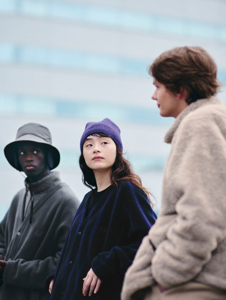 Хутряна куртка Uniqlo на блискавці 1159855351 (Бежевий XXL)