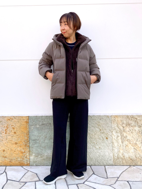 Куртка на молнии UNIQLO из искусственного меха 1159855787 (Коричневый L)