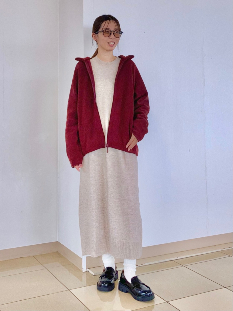 Флисовая куртка на молнии UNIQLO 1159855932 (Бордовый XXL)