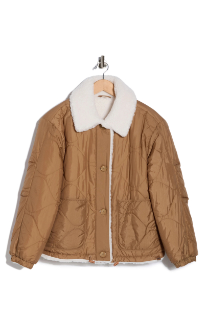 Двусторонняя куртка Levi's 1159857699 (Белый/Коричневый S)