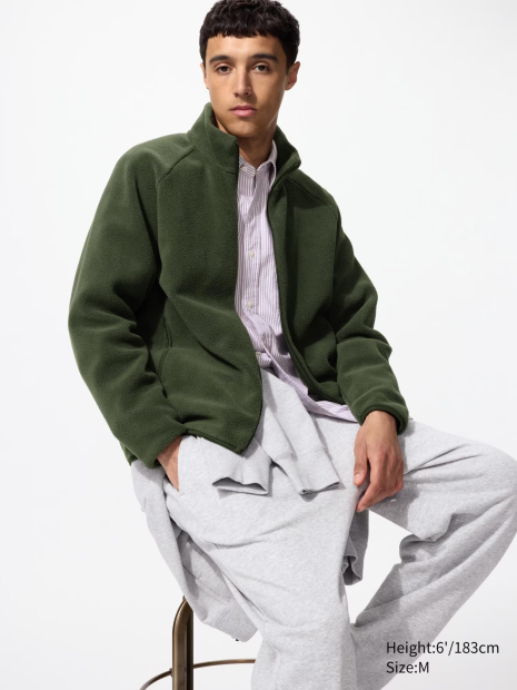 Флісова куртка UNIQLO 1159856759 (Зелений XXL)