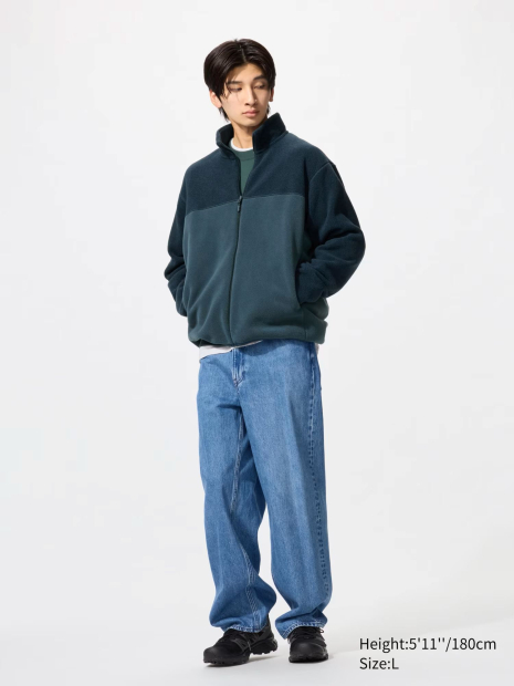 Флисовая куртка Uniqlo 1159856895 (Синий XXL)