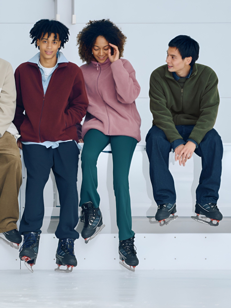 Флисовая куртка на молнии UNIQLO 1159857684 (Розовый L)