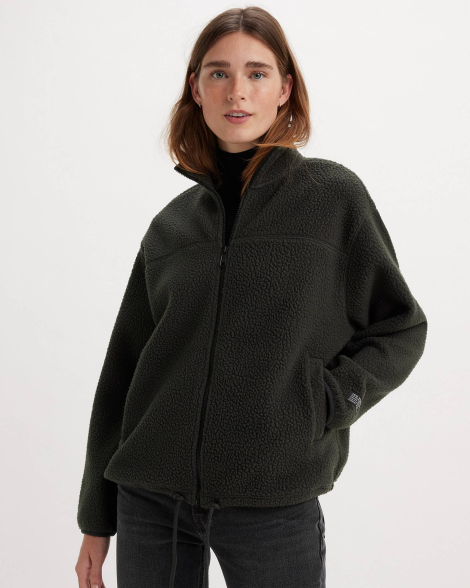 Женская куртка Levi's из шерпы 1159861184 (Серый XS)