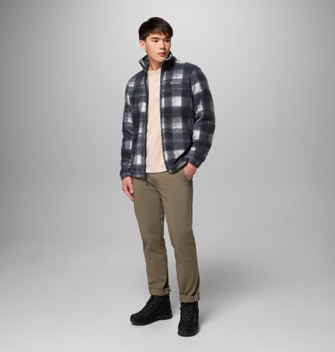 Мужская флисовая куртка Columbia 1159861814 (Серый XL)