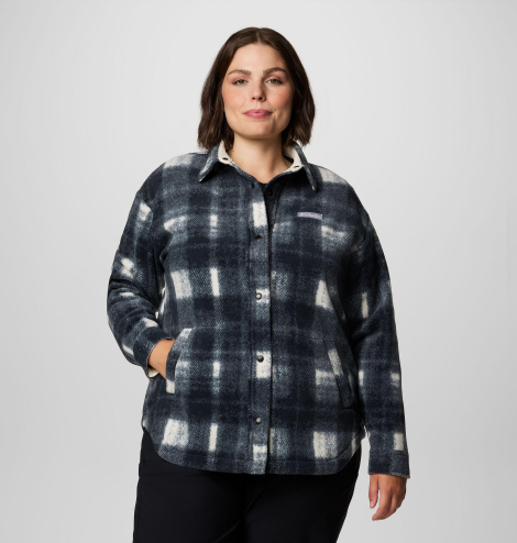 Женская флисовая куртка Columbia 1159861825 (Серый 3X)