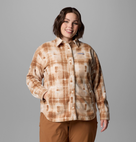 Женская флисовая куртка Columbia 1159862453 (Бежевый L)