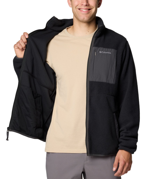Мужская флисовая куртка Columbia 1159864012 (Черный L)