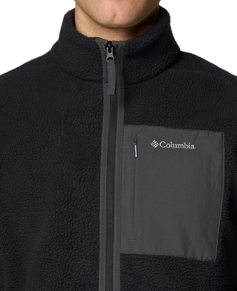 Мужская флисовая куртка Columbia 1159864012 (Черный L)