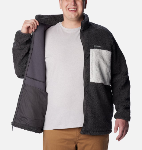 Мужская куртка из шерпы Columbia 1159864710 (Серый 1X)