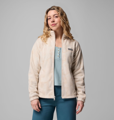 Женская флисовая куртка Columbia 1159865187 (Бежевый XL)