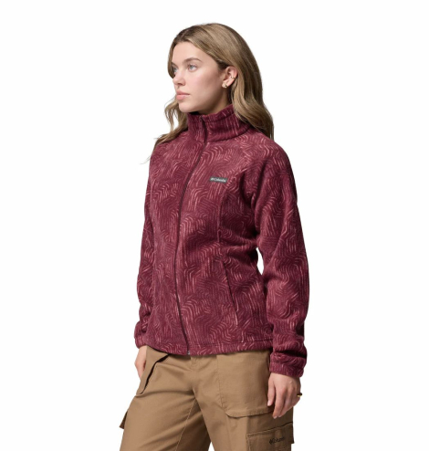 Жіноча флісова куртка Columbia 1159887814 (Бордовий XL)