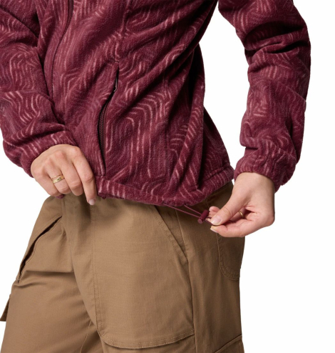 Жіноча флісова куртка Columbia 1159887814 (Бордовий XL)
