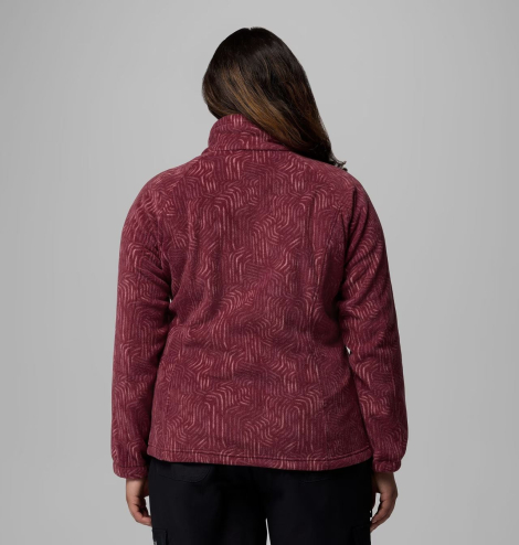 Жіноча флісова куртка Columbia 1159887814 (Бордовий XL)
