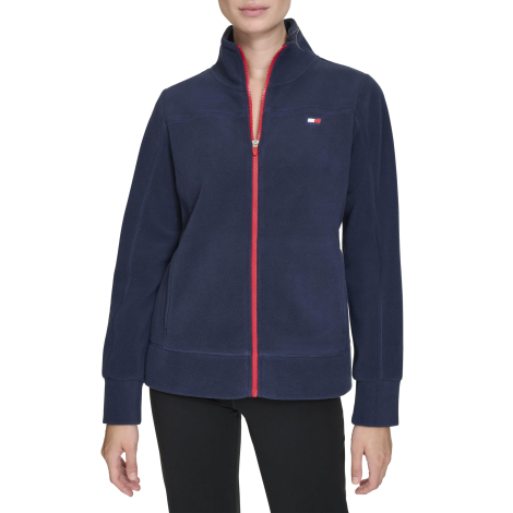 Жіноча флісова куртка Tommy Hilfiger на блискавці 1162706583 (Синій XL)