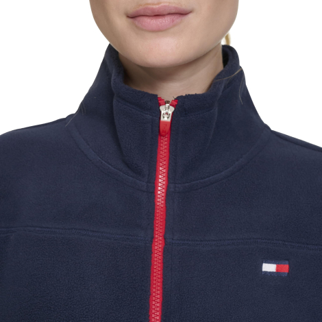 Жіноча флісова куртка Tommy Hilfiger на блискавці 1162706583 (Синій XL)