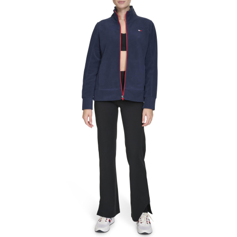 Жіноча флісова куртка Tommy Hilfiger на блискавці 1162706583 (Синій XL)