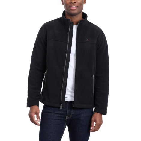 Мужская флисовая куртка Tommy Hilfiger 1162723807 (Черный XXL)