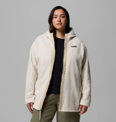 Жіноча флісова куртка Columbia 1163205905 (Молочний 1X)