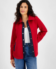 Куртка из шерпы Tommy Hilfiger 1159838133 (Красный XL)