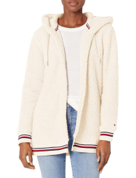 Женская меховая куртка Tommy Hilfiger шерпа 1159838619 (Белый XXL)