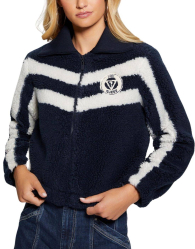 Женская куртка GUESS шерпа 1159838875 (Синий L)