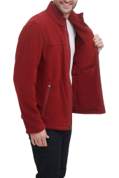 Мужская флисовая куртка Tommy Hilfiger на молнии 1159840084 (Бордовый XS)