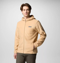 Мужская флисовая куртка Columbia с капюшоном 1159848411 (Бежевый 2X)