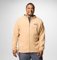 Мужская флисовая куртка Columbia с капюшоном 1159848399 (Бежевый 3X)