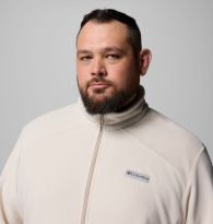 Мужская флисовая куртка Columbia 1159848415 (Серый 4X)