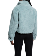 Женская меховая куртка Guess на пуговицах 1159850193 (Голубой L)