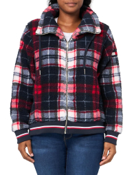 Женская меховая куртка на молнии Tommy Hilfiger 1159850429 (Разные цвета S)